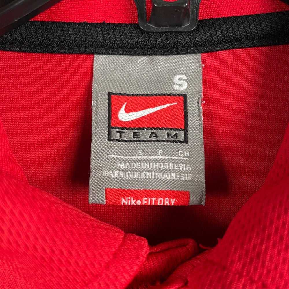 Nike Polo Shirt Mens Small Red Georgia Bulldogs NCAA UGA Dri-Fit Short Sleeve - Picture 8 of 9